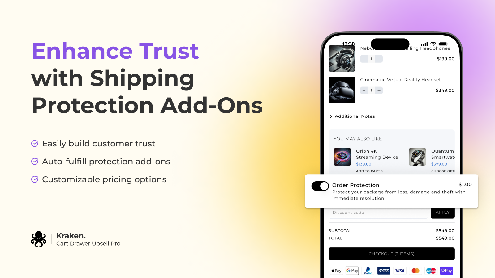 Enhancing Customer Trust with Shipping Protection in KrakenCart